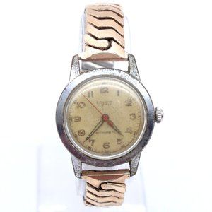 Vintage SOLOW Automatic Watch Unisex Bronze Tone Classic Retro Stainless Steel